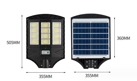 100w Dış Sokak Işığı, LED Güneş Hareket Sensörü Işık Ip65 Suya dayanıklı