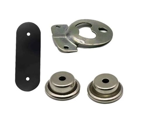 Özel metal levha LED ışık yedek parçaları Anodizasyonlu Alüminyum İşlenmiş Dönen