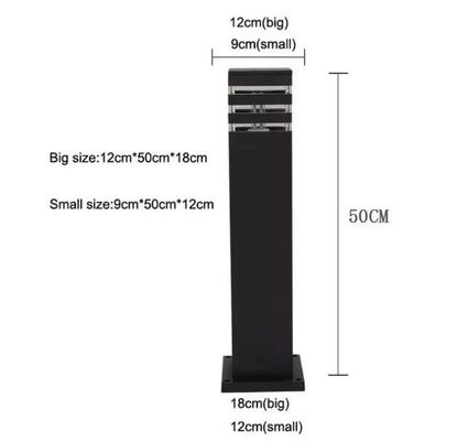 Alüminyum LED Bollard Işıkları, Dışarıdaki Bahçe Işıkları Suya dayanıklı Anti Glare
